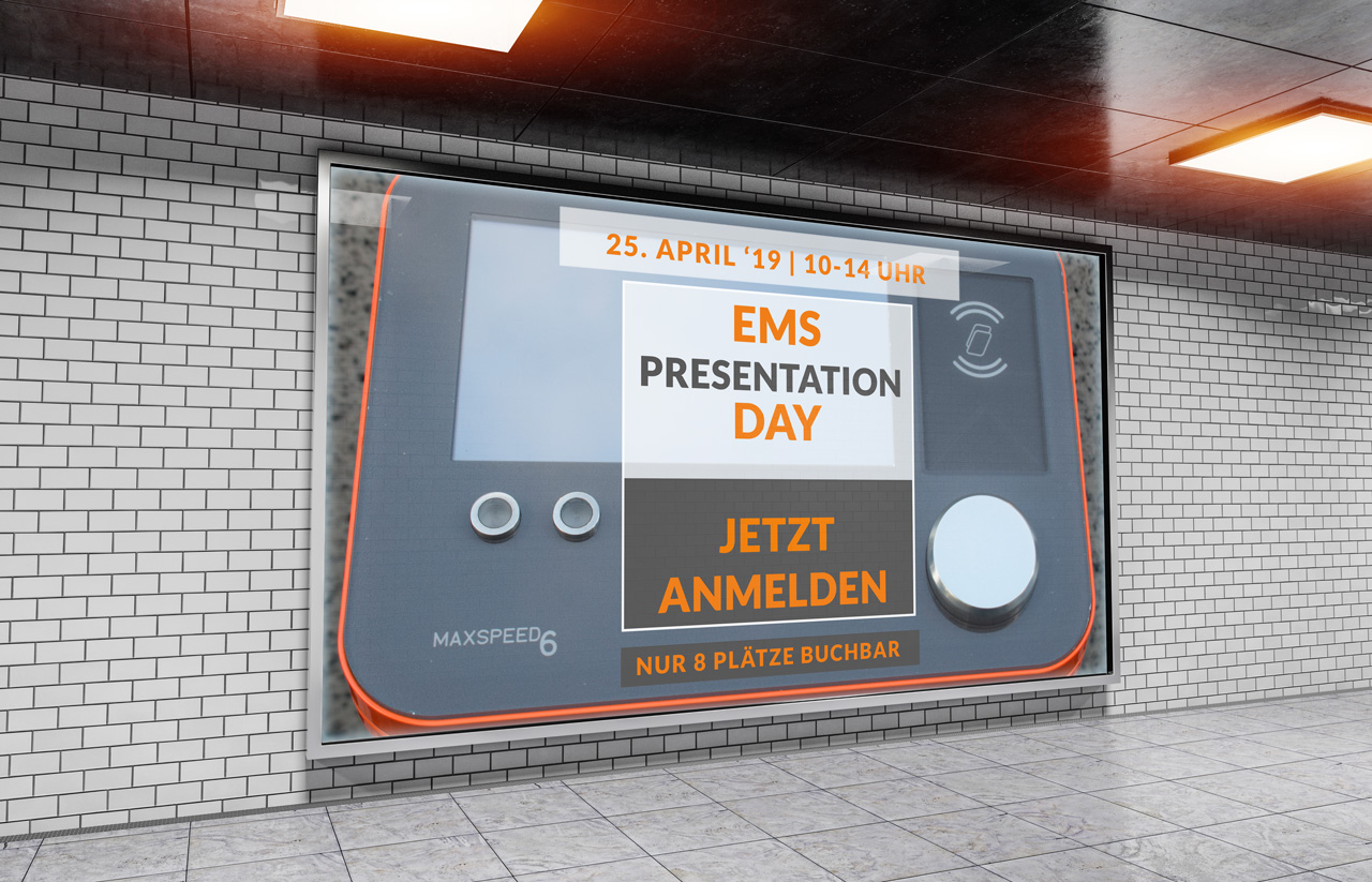 EMS-Presentation-Day-Titelbild-25.04.2019 EMS-Marktübersicht und Informationen zu MAXSPEED im April 2019